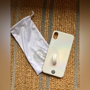 White Iridescent Loopy Case